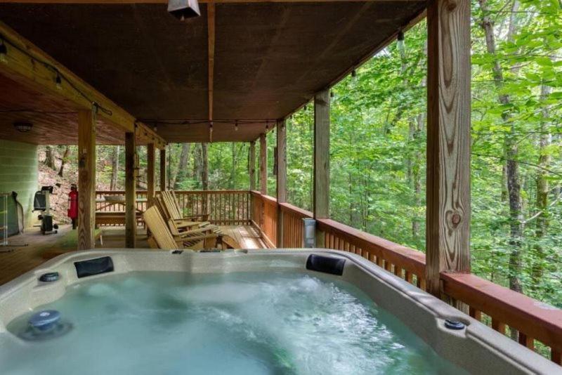 Villa Mountain Spirit Cabin - Fireplace And Hot Tub Blue Ridge Exterior foto