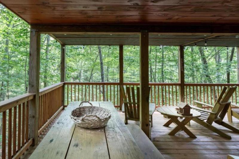 Villa Mountain Spirit Cabin - Fireplace And Hot Tub Blue Ridge Exterior foto